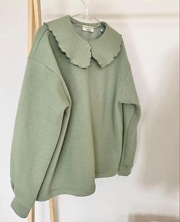 Dukserice: Dukserica sa kragnom. Futer dostupna samo nezno zuta boja — 1