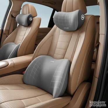Tuning oprema: Ergonomski set jastuka za automobil – potpora za vrat i lumbalni deo — 1