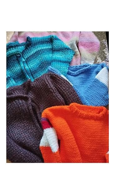 sirogojno dzemperi prodaja: Novi ručno pleteni džemperi 4 kom sve za 3500, vel 2L/3XL, mešavina — 9