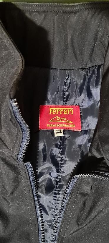 vunene jakne: ★ Na prodaju potpuno nova tamno plava trkačka jakna Ferrari F1 Michael — 5