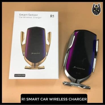 drzac za telefon za auto: 1600 din Smart R1 Bežični punjač i držač za mobilni telefon Dovoljno — 5