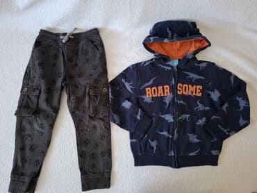 žute pantalone: Bundle: Sweatshirts, T-shirts, Pants, For boys, age: 5-6 years — 3
