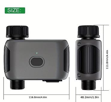 poklon za lovca: Pametni WiFi Tajmer za Zalivanje 3/4" APP Kontrola IPX5 Novo — 3