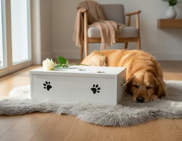 prodaja kućnih ljubimaca: Sanduci za sahranjivanje kućnih ljubimaca, kuca i maca različitih — 2