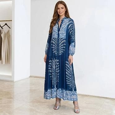 torbe m: Maksi haljina sa floralnim printom - Kroj: duga, lepršava maksi — 3