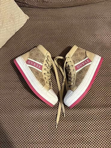 prljave patike: GUESS ženske patike – visoki model - Model: visoke patike sa — 4