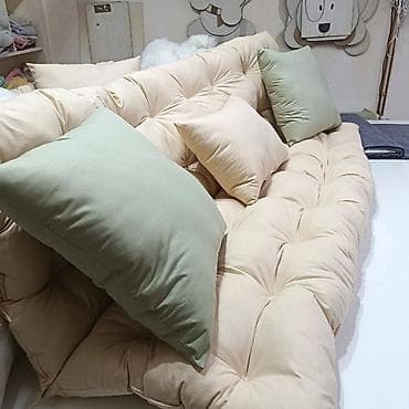 ikea jastuci za bastenske stolice: Ručno šiveni podni jastuci za Baštanski nameštaj – modularni tatami — 3