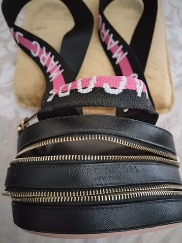 srebrno prstenje sa cirkonima: Marc Jacobs, Material: Faux leather — 2