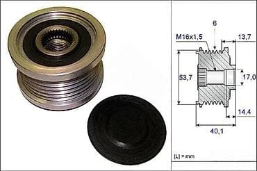 ključ za skidanje remenice alternatora: BMW 7 E65 E66 E67 REMENICA ALTERNATORA | SVI DELOVI SU NOVI I — 1