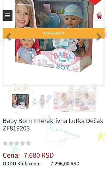 kacketi za decake: Zapf BABY BORN interaktivna lutka beba dečak. Lutka je bukvalno kao — 9