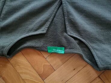 burme novi pazar cena: Benetton haljinica - tunika maslinasto zelene boje. Univerzalna — 8