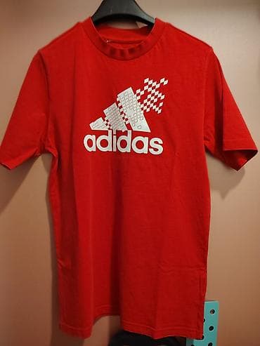 elipsa zimske jakne cena: Adidas majica kratkih rukava – crvena - Model: klasičan T‑shirt — 1