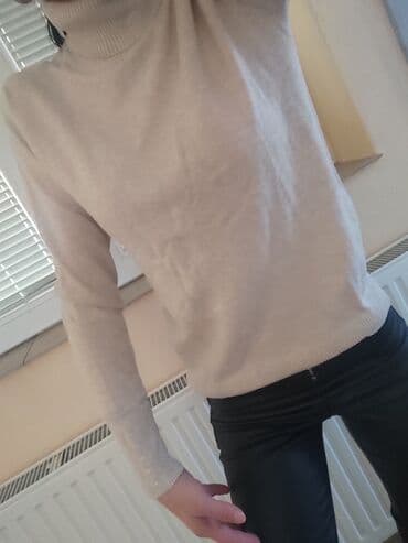kozne helanke h m: S (EU 36), Cotton, Single-colored, color - Beige — 1