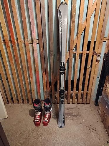 Ostali zimski sportovi: Alpske skije i pancerice – set - Skije: TECNO Pro, s integralnim — 2