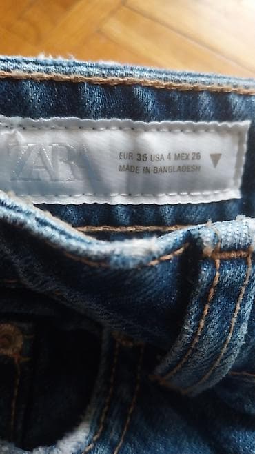 Women's Pants, Jeans, Shorts: ZARA farmerke – Mom Fit 36br. može i za slabiji M - Model: Mom Fit — 2