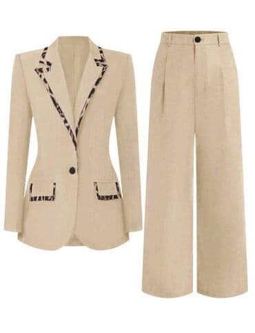 komplet pantalone i prsluk: 2XL (EU 44), bоја - Bež — 1