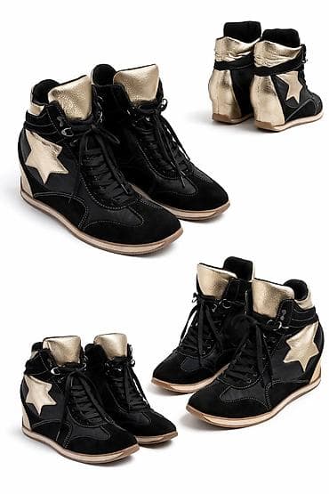 patike veliki brojevi: Ženske patike sa skrivenom povišenom petom - Model: visoke patike sa — 1