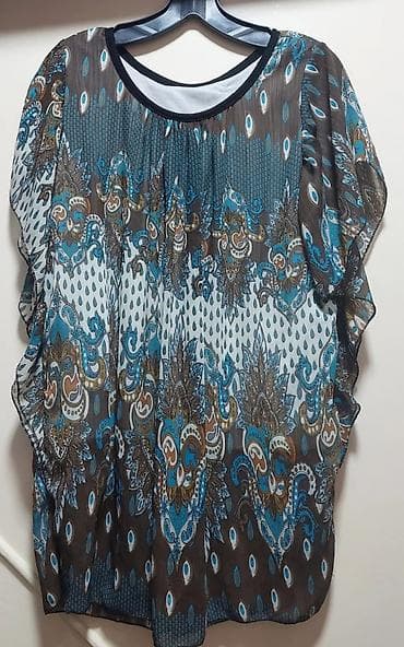 ženske torbe mona: Ženska bluzica od laganog, poluprozirnog šifona, lepršavog kroja — 1