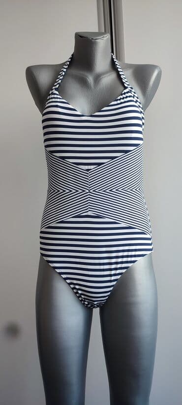 jednodelni kupaci sa push up: S (EU 36), Spandex, Stripes, color - Multicolored — 1