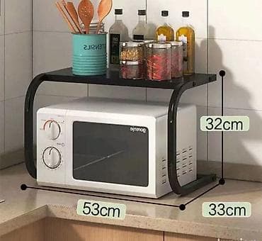 stender za struju: Metalna polica/stalak za mikrotalasnu – Hegazy Home Design - Namena — 6