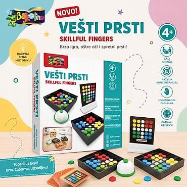 Board games: Vešti prsti – društvena igra Simple za 2 igrača (4+) Dinamična — 2