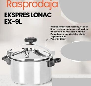 Kotlići: CENA: 6090 DIN Materijal: Visokokvalitetan nerđajući čelik — 1