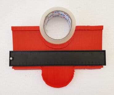 masine za plocice: Prodajem nov i kvalitetan alat / lenjir / šablon za prenos kontura / — 3