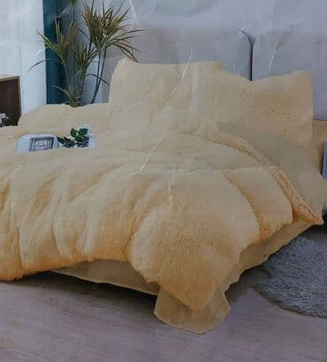 Kućni dekor: Singl posteljine cupave Set sadrzi: Čaršaf-160*200cm x1, Jorganska — 2