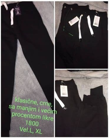 Women's Clothing: Ženske trenerke/donji deo – više modela i boja 1) Klasične crne — 2