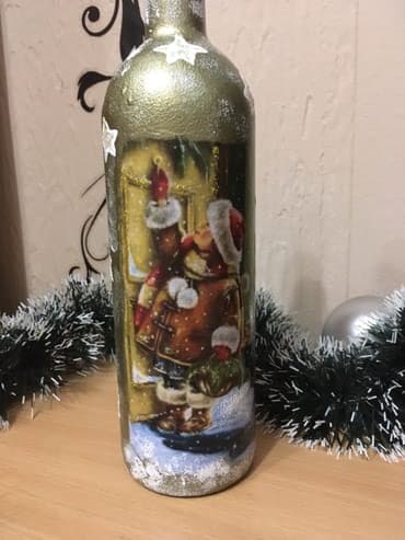 lidl makaze za travu: Dekorativne Novogodisnje flase — 2
