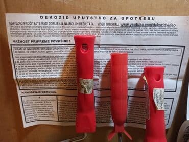 Boje i lakovi: Deko zid unutrašnji premaz (za oko 3m2) sa specijalnim valjcima za — 3