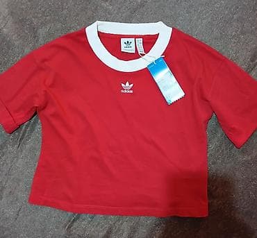 Adidas Crop Top W – ženska majica, model FM3258 - Boja: crvena sa na lalafo.rs Adidas Crop Top W – ženska majica, model FM3258 - Boja: crvena sa