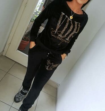 M, Jednobojni, Sa ilustracijom, bоја - Crna