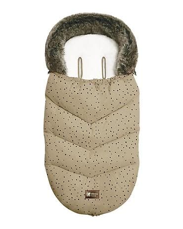 KikkaBoo Zimska navlaka za kolica – Luxury Fur Dots Beige Topla i