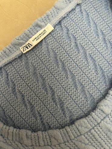 zara helanke sa prorezom: Zara, M (EU 38), color - Light blue — 3