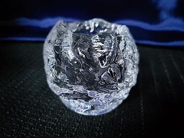 italy coin b: Svecnjak rucni rad,kristal Kosta Boda Svedska iz 70ih.godina — 10