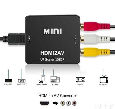 kupujem prodajem tablet: HDMI na AV rca adapter konverter 1080p HDMI na AV/3rca adapter — 4