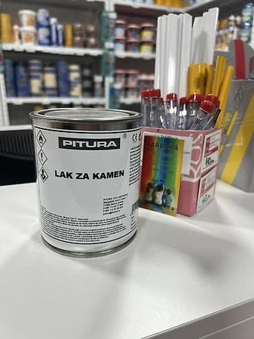 staze za stepenice: PITURA – Lak za kamen - Prozirni zaštitno-dekorativni lak za prirodni — 1