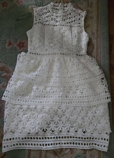 haljine numoco: S (EU 36), color - White, Cocktail, With the straps — 8