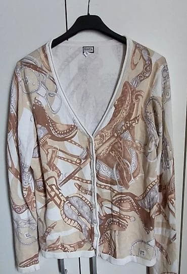 duga košulja tunika: Ženski kardigan Scarya, veličina S. - Model: lagani kardigan na — 1