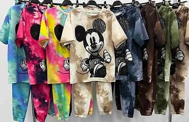 unit sport trenerke cena: Komplet siroka majica i donji deo trenerka sa Mickey motivom.Oversized — 2