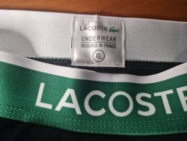 sweatshirt h m: Underwear, XL (EU 54), Lacoste, color - Black, Cotton — 3