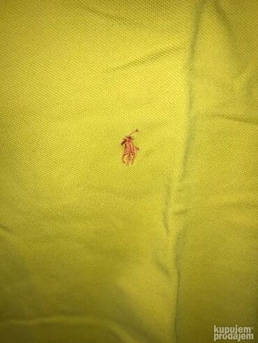 intimissimi majice: Original Ralph Lauren majica M 100% cotton Zuta boja sa crvenim znakom — 3