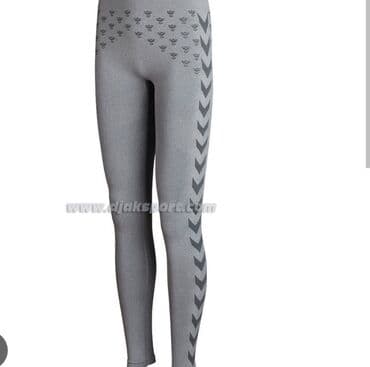 push up helanke: S (EU 36), Cotton, color - Grey, Single-colored — 1