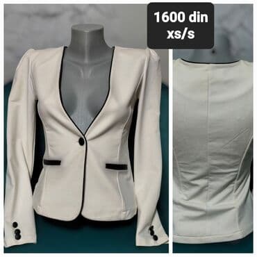Sakoi: 0101 Brand, XS (EU 34), Pamuk, Jednobojni