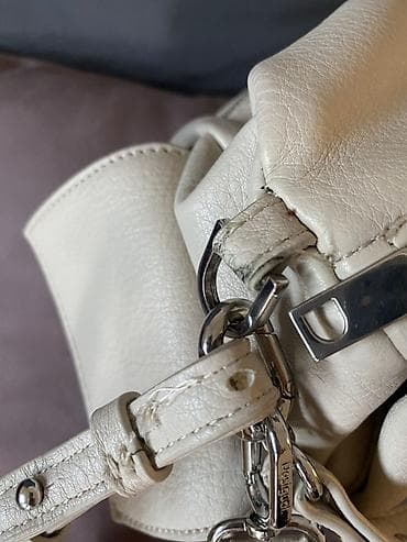 srebro 835 cena: Desigual torba preko ramena, bež/kremske boje, od teksturirane — 3