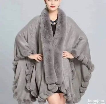 pončo za zimu: ❤️Prelepi ponco❤️ Mekano krzno. Moze do XXX sigurno Obim do 130 cm — 4