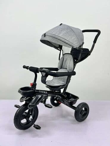 hm kompleti za devojcice: TRICIKL TS-68 - Rotirajuce sediste -Metalni ram -Za jedno dete — 1