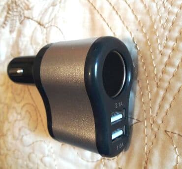duks za menjac: USB auto punjač sa dva USB porta 2 u 1 - Dimenzija: 9,4 x 5,8 x — 4