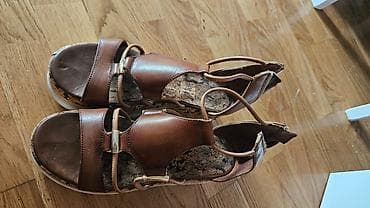 bata sandale zenske: Prodajem polovne kozne sandale, br 37, dva puta nosene, extra kvalitet — 3